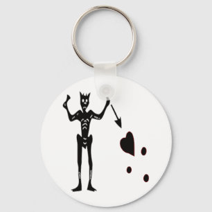 Blackbeard-Black Key Ring