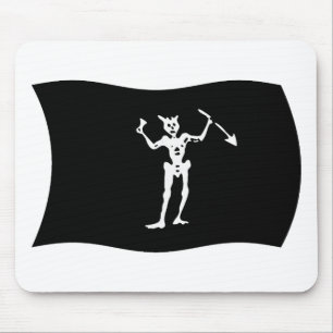 Blackbeard Flag Mousepad
