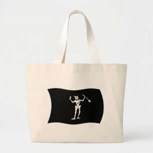 Blackbeard Flag Tote Bag