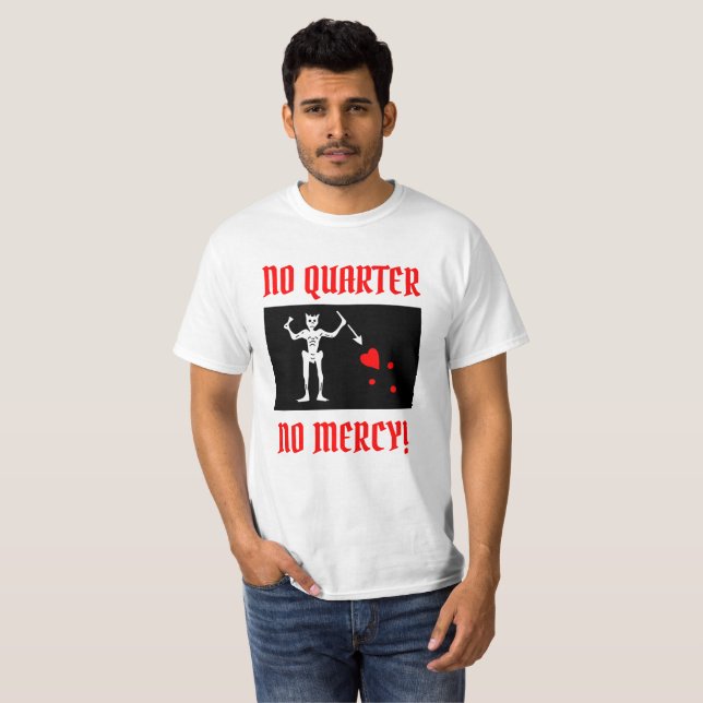 Blackbeard the Pirate (Edward Teach) T-Shirt (Front Full)
