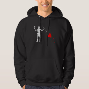 Blackbeards Jolly Roger Pirate Flag Hoodie