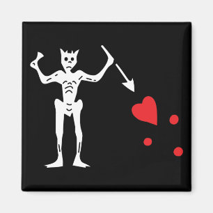 Blackbeard's Pirate Flag Magnet