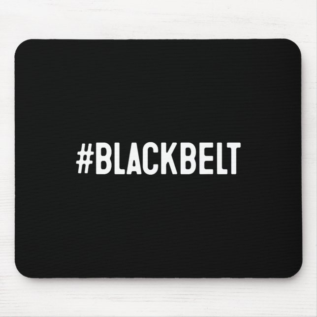 Blackbelt Black Belt Taekwondo Karate  Mouse Pad (Front)
