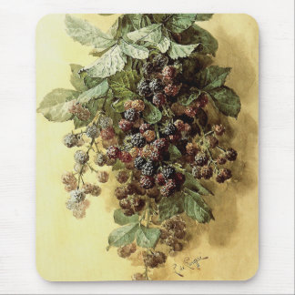 ‘Blackberries’ by Paul de Longpré Mouse Pad