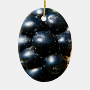 Blackberries Ceramic Tree Decoration