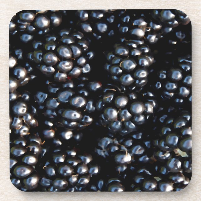 Blackberries Coaster (Front)