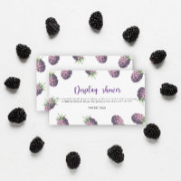 Blackberries - display shower