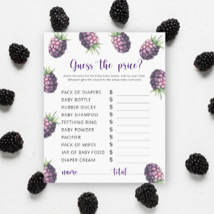 Blackberries - Guess the price! Game