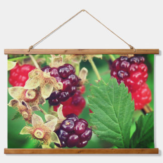 Blackberries Hanging Tapestry