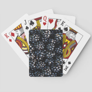 Blackberries Playing Cards