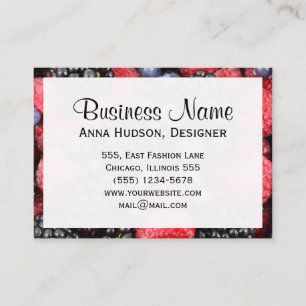 Blackberries, Raspberries, Blueberries Business Card