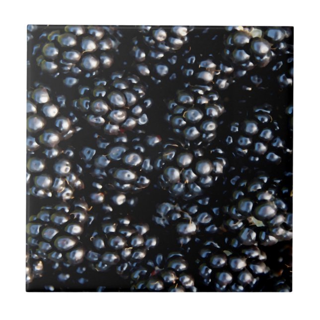 Blackberries Tile (Front)