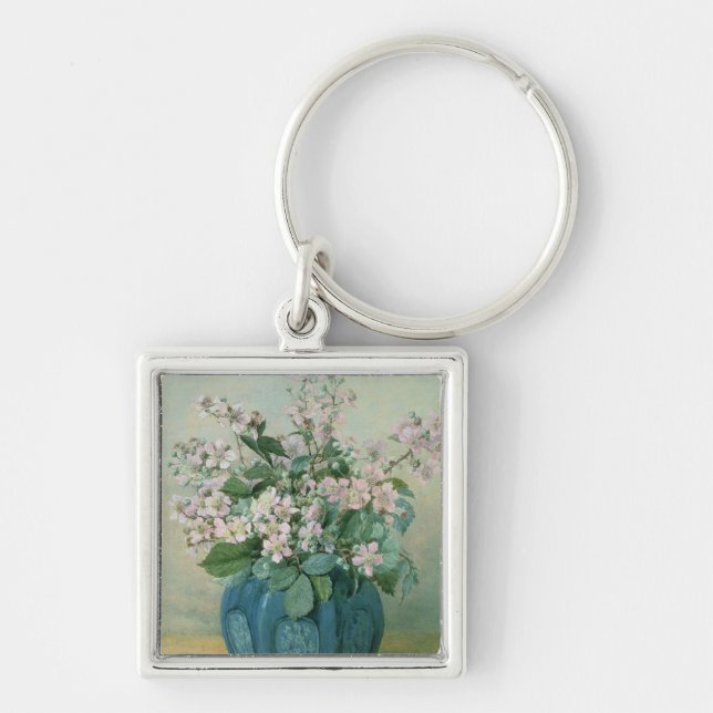 Blackberry Blossoms Key Ring (Front)