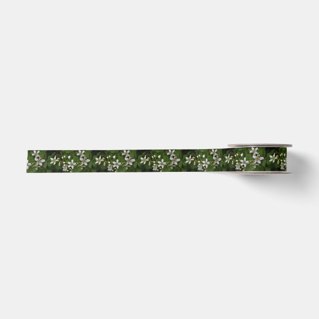 Blackberry Blossoms Satin Ribbon (Front)
