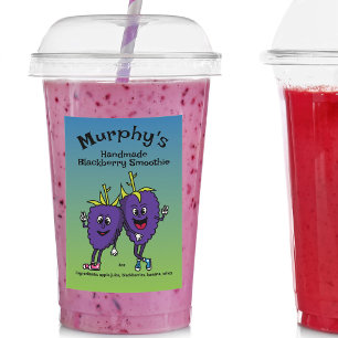 Blackberry Boysenberry Pals Cartoon Pie and More Food Label