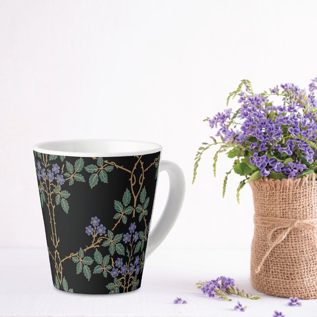 Blackberry Climbing Vine William Morris Latte Mug (Creator Uploaded)