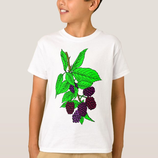 Blackberry Fruit T-Shirt (Front)