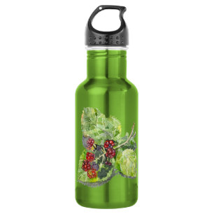 BlackBerry green and red 532 Ml Water Bottle