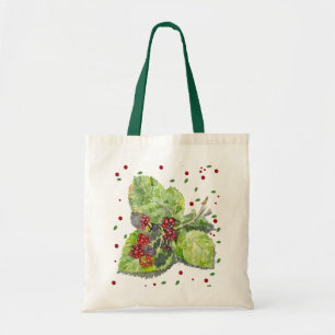 BlackBerry green and red Tote Bag