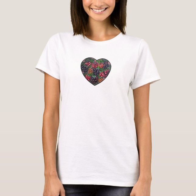 Blackberry Heart T-Shirt (Front)