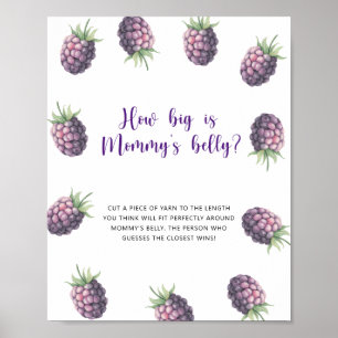 Blackberry - how big is mummy's belly game poster