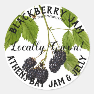Blackberry Jam Product Business Label