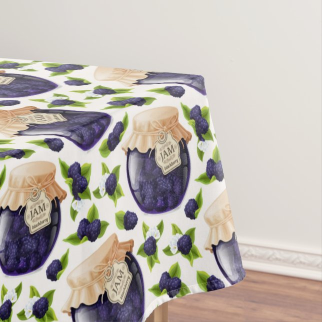 Blackberry Jam Tablecloth (In Situ)