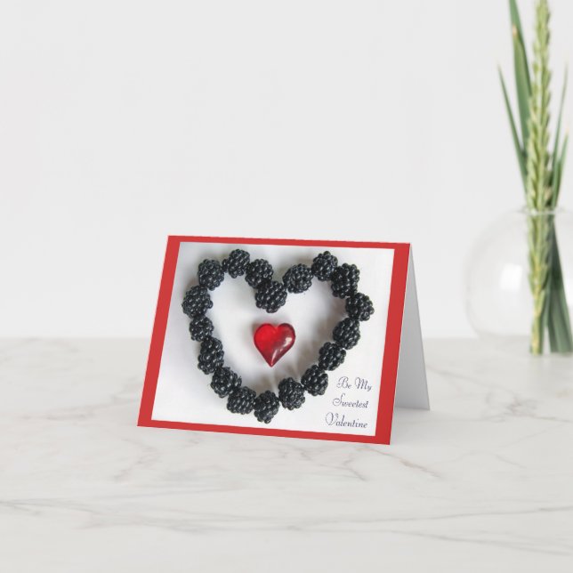 Blackberry Love Note Card (Front)
