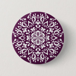 Blackberry Mandala 6 Cm Round Badge