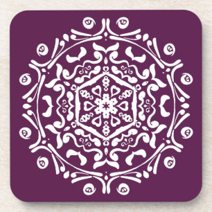 Blackberry Mandala Coaster