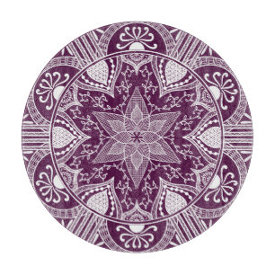 Blackberry Mandala Cutting Board