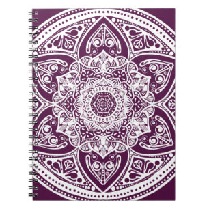 Blackberry Mandala Spiral Notebook