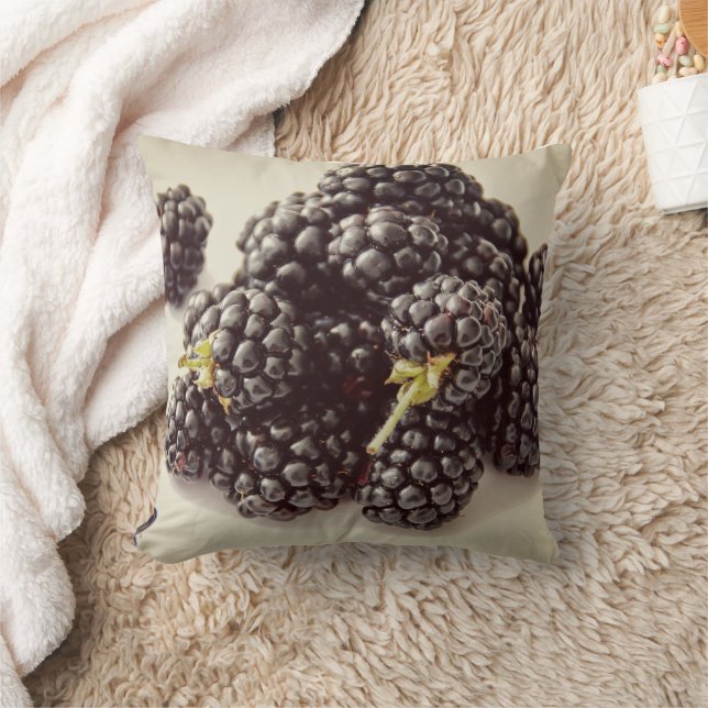 Blackberry Photo. Buy Now Cushion (Blanket)