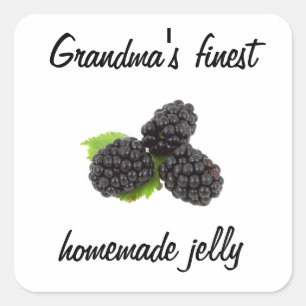 blackberry square sticker