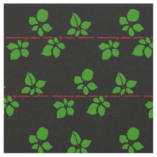 blackberry vine black fabric