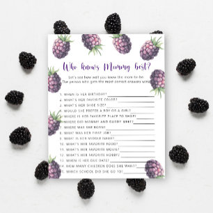 Blackberry - Who knows mummy best