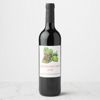 BlackBerry Wine Label