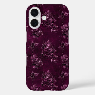 Blackberry Wine Pattern iPhone 16 Case
