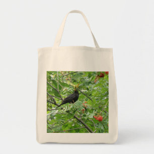 Blackbird and berries Organic Grocery Tote bag