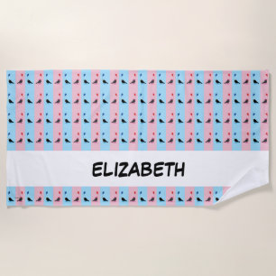 Blackbird Finding Your Other Half Beach Towel