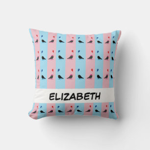 Blackbird Finding Your Other Half Cushion