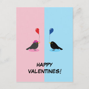 Blackbird Finding Your Other Half Postcard