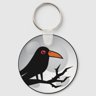 Blackbird Goth Raven/Crow Key Ring