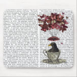 Blackbird In Teacup Mouse Pad<br><div class="desc">Animals & Nature</div>