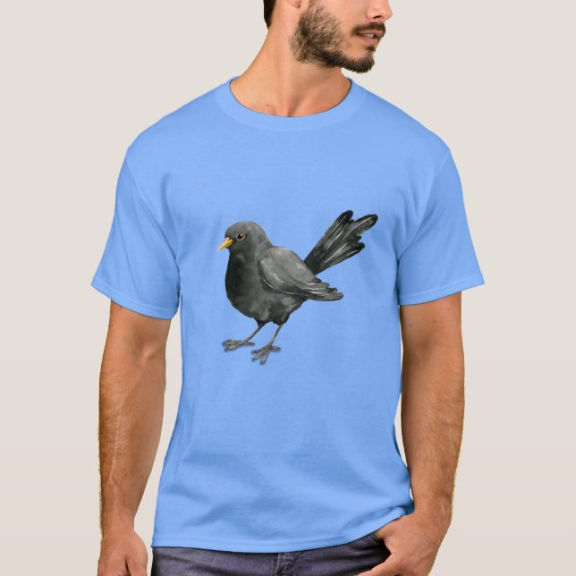 Blackbird ink drawing T-Shirt (Front)
