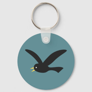 Blackbird Key Ring