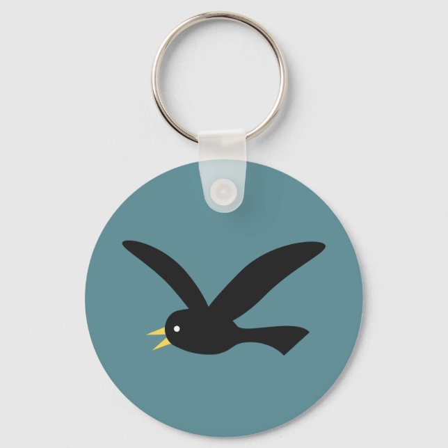 Blackbird Key Ring (Front)