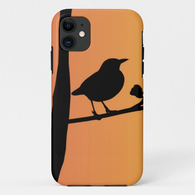 Blackbird Silhouette Case-Mate iPhone Case (Back)