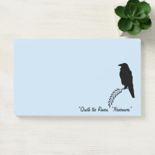 Blackbirds. The Raven Post-it Notes