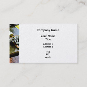 Blackboard and Books - Platinum Finish Business Card